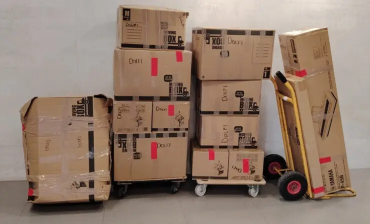 Mudanzas de cajas a Lérida